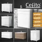 Cefito Bathroom Vanity Unit Cabinet Wash Basin Sink Storage 400/600/750/900mm