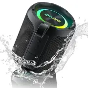 40W Wireless Portable Bluetooth Speaker with Lights IPX7 Waterproof Loud Soun...