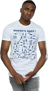 [Disney] Mens Finding Dory Where's Dory? T-Shirt (UK Size: 3XL) (White)