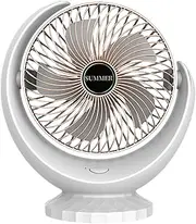 Rechargeable Fan - Portable Rechargeable Camping Fan,Small Quiet Device with 3 Wind Speed Silent Cooling Handheld Design for Table Offices Outdoor Bedroom