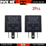 2 X 3Pin CF14 JL-02 LED Flasher Relay For Infiniti QX56 2011