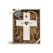 Demdaco Bless This Child Religious Wall Cross - Pink Border