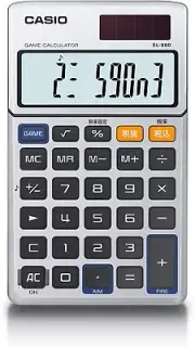 CASIO Invader Game Calculator Dentaku LCD G&W Game Watch SL-880-N LSI Japan