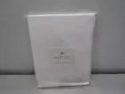 $264+tax MATOUK LUCA COTTON PERCALE 500TC HEMSTITCHED QUEEN FLAT SHEET WHITE NEW