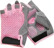 [MioCloth] Kids Cycling Gloves Boy Girl Half Finger Sport Workout Glove Fingerless Non-Slip Gel for Bike Fishing Handwear