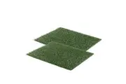2 Grass Mat 58.5cm x 46cm for Pet Dog Potty Tray Training Toilet