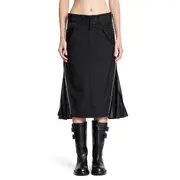 [SACAI] Suiting Mix Skirt Black