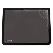Artistic Lift-Top Pad Desktop Organizer with Clear Overlay, 31 x 20, Black