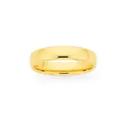 9ct Gold 4.5mm Width Eclipse Wedding Band
