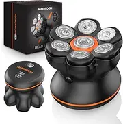 Head Shavers for Men, Electric Head Shavers for Bald Men, 7D Waterproof Head Hair Shaver with Upgraded Flexible Blade, Long Battery Life, Easy to Clean