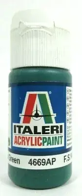 Italeri GLOSS GREEN (#4669AP) - 20ml Bottle - Acrylic Model Hobby Paint