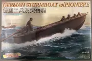 Dragon 6108 German Sturmboat with Pioniere 1:35 Scale Model Kit 1/35 Shanghai