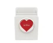 Valentine's Day White Be Mine Desk Pencil Holder Cup Pen Organizer