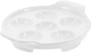 Dual Handle Escargot Serving Plate Porcelain Snail Dish for Baking Entertaining and Cooking