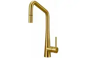 Oliveri Essente Square Neck Pull Out Mixer Tap Brushed Gold SS2575-AU