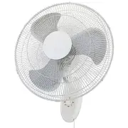 Lot 2x 18" Wall Mount Fan, Oscillating 3 Speeds, 120VAC Cir