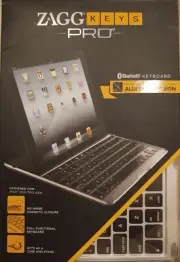 ZAGG Keys Pro Bluetooth Keyboard Apple iPad Generation 2&3 Aluminum NEW IN BOX