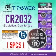 5x 3V CR2032 battery Lithium Coin Cell Button battery DL2032 ECR2023 GPCR2032