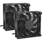 2pcs Computer Case Fan Ultra Silent Quiet Cooling Fan 5V USB PC Cooler Fan C