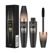 4D Silk Fiber Lash Mascara Waterproof QIC 4D Mascara for Eyelash Extension Black Thick Lengthening Eyelashes Mascara Multicolor