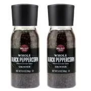 Wellsley Farms Whole Black Peppercorn Grinder, 2 pk 6.5 oz. (Not For California)