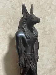 Anubis Ebros Anubis Egyptian God afterlife Handmade Black Statue of luxury stone