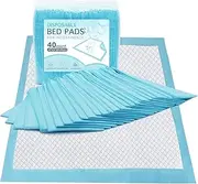 Chucks Pads, Bed Pads for Incontinence Disposable (30"x36",Pack of 40 , 67g/Piece,5 Layers ) Disposable Underpads, Ultra Absorbent Bulk Heavy Duty,Disposable Diaper Changing Pads,Pee Pads Extra Large