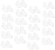[SAFIGLE] 100pcs Plastic Foot Mold Shoe Tree Born Socks Clear Display Stand Shoes Mannequin Foot Model Bow Socks Boy Sandals Hand Boots Sandals Stand Pvc