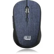 Adesso iMouse S80L - Wireless Fabric Optical Mini Mouse (Blue) (IMOUSES80L)