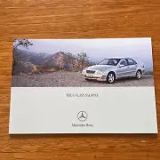 Mercedes-Benz THE C-CLASS SALOONS English Magazine 2002