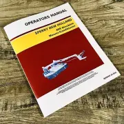New Holland 408 Discbine Mower Conditioner Operators Manual Owners Maintenance