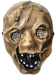 Scary Hard Plastic Scarecrow Halloween Mask