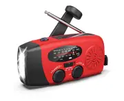 Radio - Hand Crank Radio With Flashlight For Emergency, Portable Solar Radios, Self Powered Radio Power Bank Cell Phone Charger