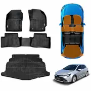 3D Floor Mats Boot Liner for Toyota Corolla Hatchback ZR Hybrid 2018-Onwards All Weather Heavy Duty Cargo Car Trunk Luggage Tray