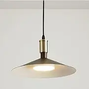 Modern LED Pendant Lighting Fixture Kitchen Island, 24W Mini Chandelier Ceiling Light 3 Color(Svart)