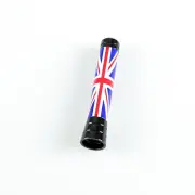 Red Union Jack + Black Chrome Radio Antenna Aerial For Mini Cooper 2001-2017 (for: Mini)