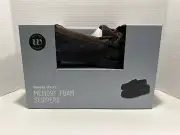 Wayland Square Slippers Deluxe Men's Memory Foam Size Medium 8-9 Gray Brown NEW