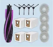 Compatible for JONR P20 PRO Spare Parts Accessories Main Side Brush Dust Bag Mop Cloth Vacuum Cleaner Parts