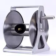 Stainless Steel Hose Reel Wall Mount Heavy Duty Garden Hose Holder for Yard Lawn Farm Patio Portable Metal Hose Rack Floor Stand Water Pipe Storage nizer