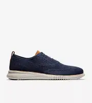 Cole Haan Men's 2.ZeroGrand Stitchlite Oxford Blue/Gray Shoes C27569 - Size 10
