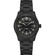 Hamilton H70215130 Khaki Field 38 mm Black PVD Titanium Auto Men's Watch