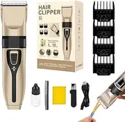Cordless Hair Clippers Shavers | Rechargeable Beard Trimmer Electric Cordless | Professional Grooming Kit for Mustache, Body, Nose, Ear and Face