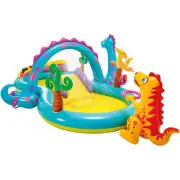 INTEX 57135NP Play Center 'Dinoland' With Sprayer And Slide (290L) Paddling Pool