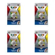 4x Rubiks Magic Star Fidget Cube Puzzle Metallic Kids/Children Educational Toy