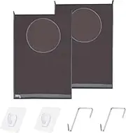 SICANAUO 2 Pack Door Hanging Laundry Hamper, XL Hanging Laundry Bag with 4 Hooks Over Door Laundry Hampers for Dirty Clothes, Large Laundry Organizer Bag for Bedrooms Dorms Closets（31"X 20",Grey)