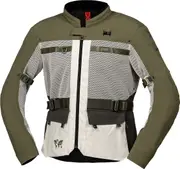 IXS Venture-BigAir 1.0, textile jacket , color: Olive/Light Grey/Black , size: M