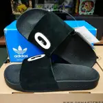 ADIDAS ADILETTE SLIDES HATTIE STEWART 大眼睛 黑 拖鞋 DA9017