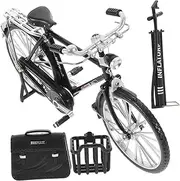 1:10 Scale Vintage Bike Model Metal Craft for Decor Classic Car Model Kit