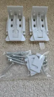 2 Hunter Douglas Silhouette Shade Brackets Kit #9109 for Inside, Outside, Ceilin