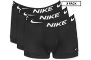 Nike Mens Dri-FIT Essential Micro Trunk 3pk - Black